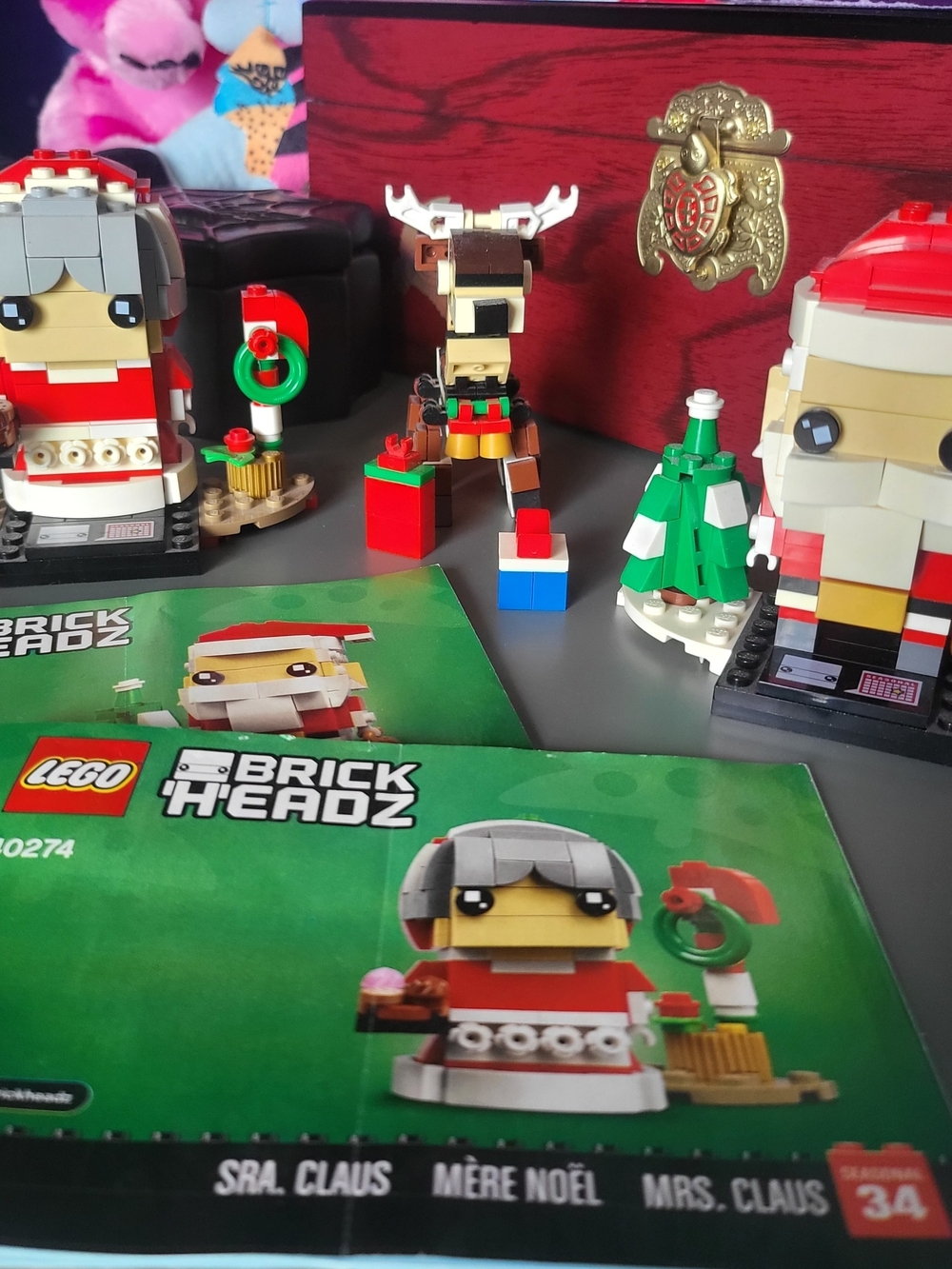 Lego BrickHeadz Mrs. & Mr. Claus - Reindeer Set -